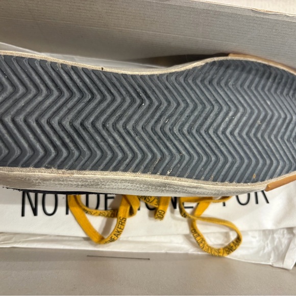 Women’s Golden Goose Black and Red Sneakers with Leopard Print - Picture 5 of 6